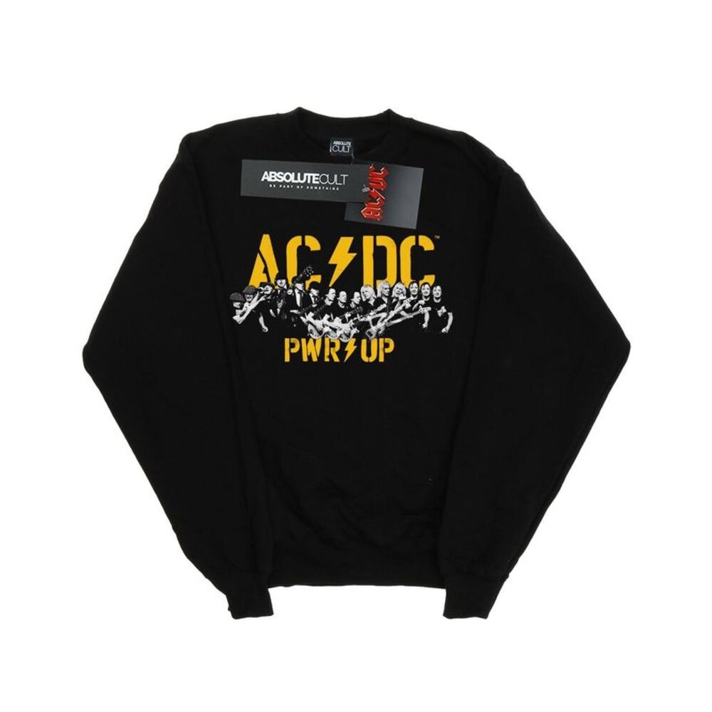 AC/DC Mens PWR UP Portrait Motion Sweatshirt / Black
